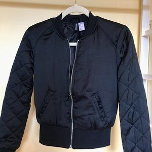 Black Bomber Jacket